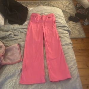 Right pink jeans